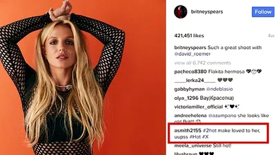 Hackerii s-au folosit de contul de Instagram al cântăreţei Britney Spears pentru a lansa un atac informatic