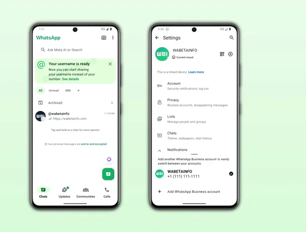 WhatsApp adaugă noi funcții și extinde suportul pentru mai multe conturi