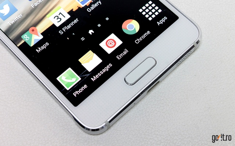 Samsung Galaxy Alpha: senzorul de amprente este ascuns în butonul Home