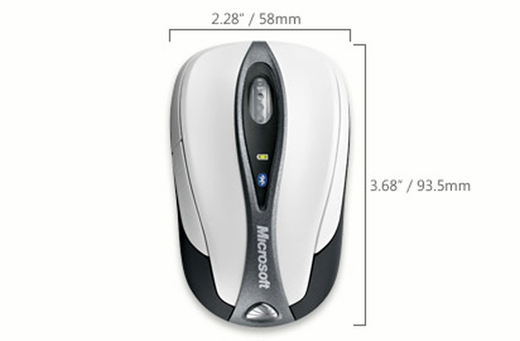 Microsoft Bluetooth Notebook Mouse 5000