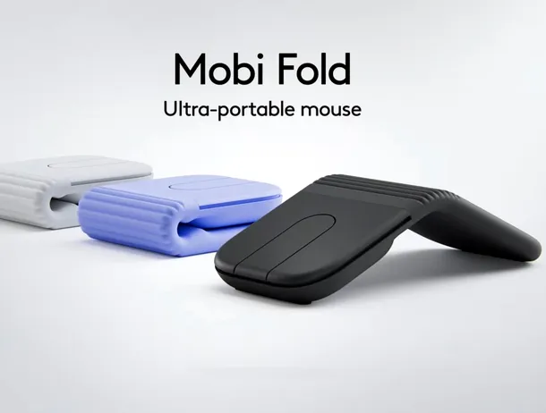 Logitech lansează Mobi Fold, primul mouse pliabil ultraportabil al companiei