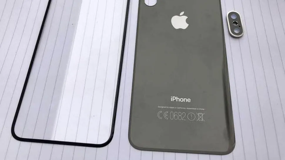 iPhone 8 apare în noi imagini spion. Designul cu display edge-to-edge este confirmat din nou