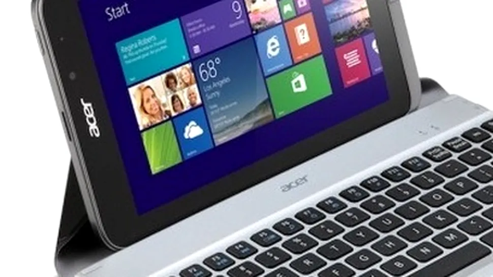 Acer a anunţat Iconia W4, o tabletă Windows 8.1 cu Bay Trail şi ecran de 8