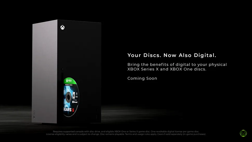 Xbox pornește un program de convertire a jocurilor pe disc în format digital