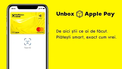 Încă o bancă din România este acum pe Apple Pay. Poţi folosi inclusiv cardul de cumpărături pe telefon sau ceas