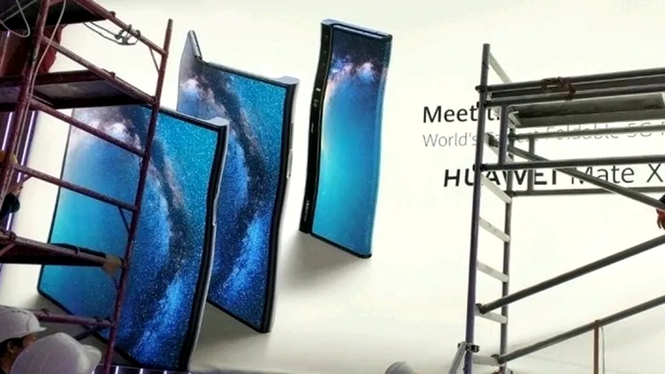 Huawei Mate X, primul telefon pliabil al companiei, apare în primele imagini