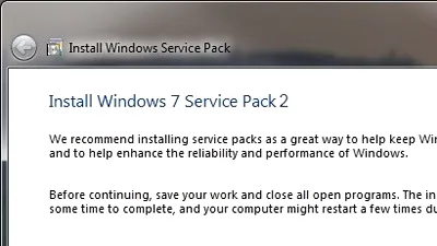 Windows 7 Service Pack 2 nu va mai apărea