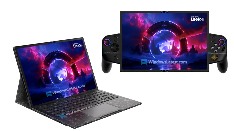 Legion Go Fold, handheld Lenovo cu ecran pliabil care poate înlocui și un PC