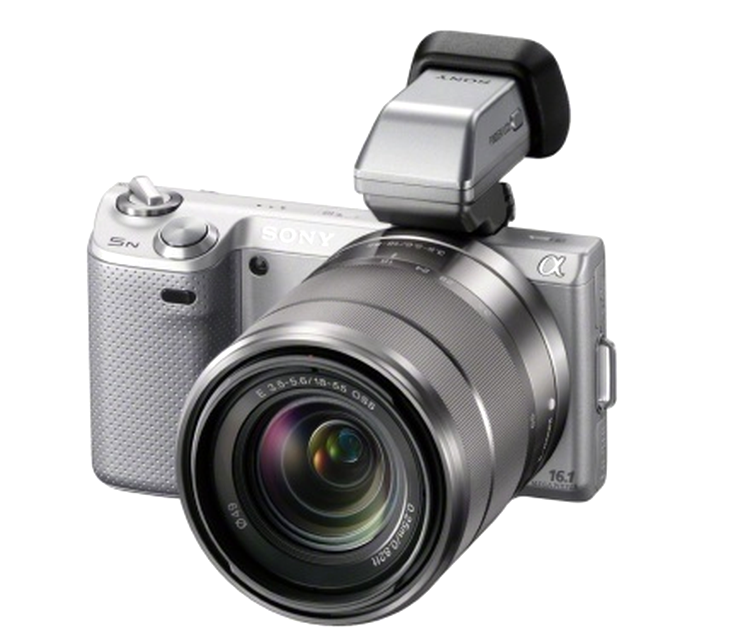 Sony NEX-5N cu ocularul electronic opţional