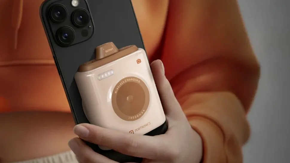 Moji 10, o baterie externă magnetică de 10.000 mAh de la Portronics