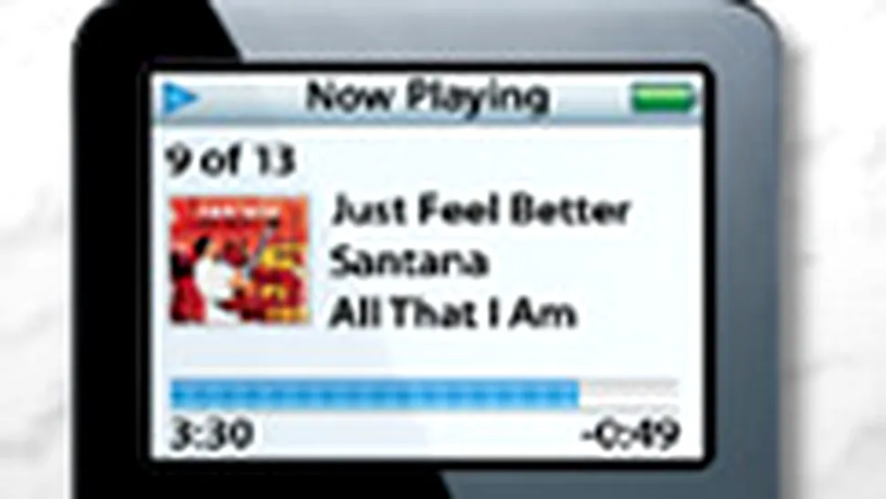 Preview al interfeţei iPod-ului, generaţia 6
