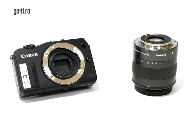 Canon EOS M - senzor APS-C şi obiectiv 18-55 mm