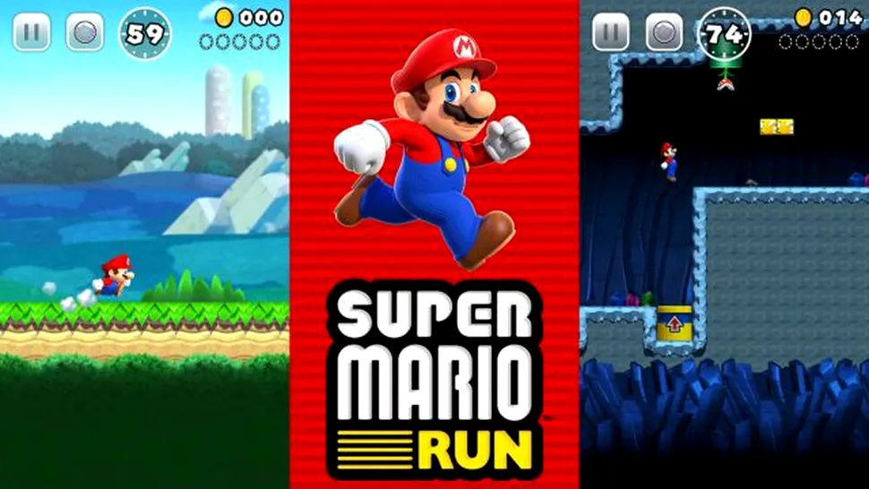 Super Mario Run a fost descărcat de 10 milioane de ori şi a generat venituri de 4 milioane de dolari în prima zi