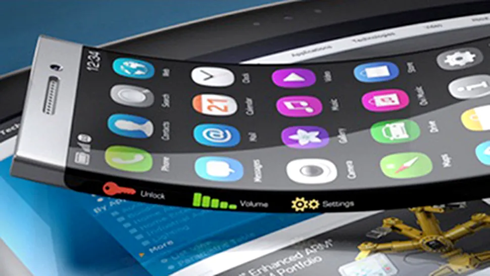 Ecrane reflexive pliabile şi taguri RFID inteligente: un concept Samsung al telefonului din viitor