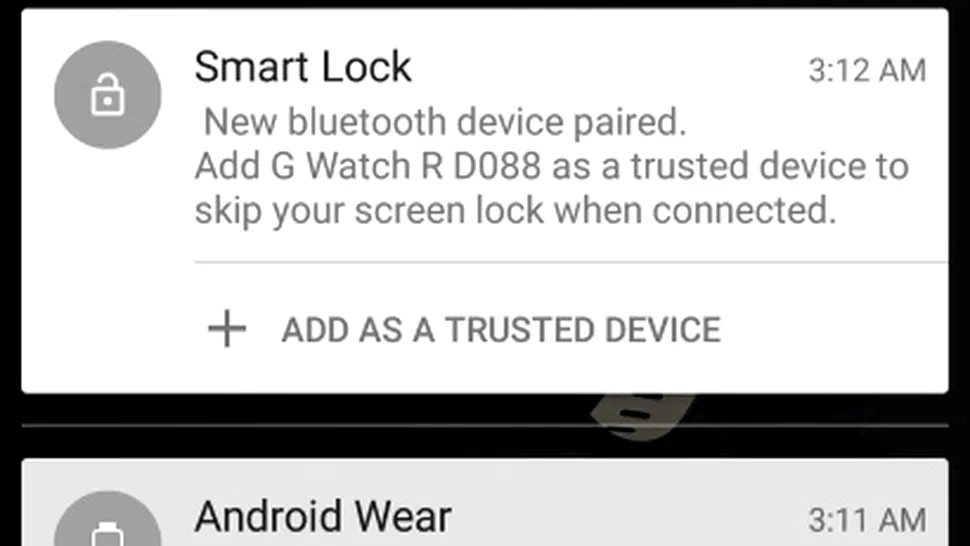 Android 5.0 introduce Smart Lock Screen - permite activarea ecranului doar în prezenţa proprietarului
