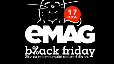 eMAG a anunţat data la care va organiza în acest an Black Friday