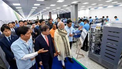 Samsung a deschis cea mai mare fabrică de smartphone-uri din lume în India