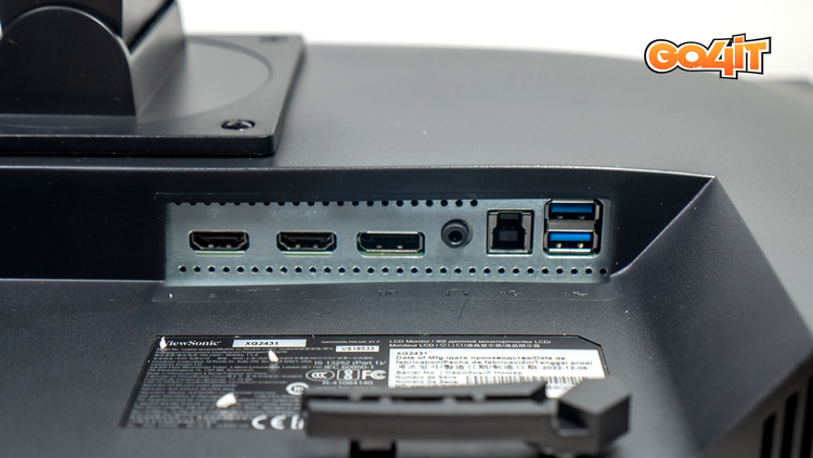 ViewSonic XG2431 ports