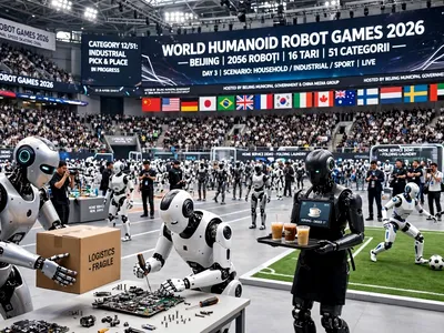 Jocurile Mondiale ale Roboților Umanoizi au început. Peste 2.000 de roboți umanoizi concurează la Beijing și în probe inspirate din viața reală