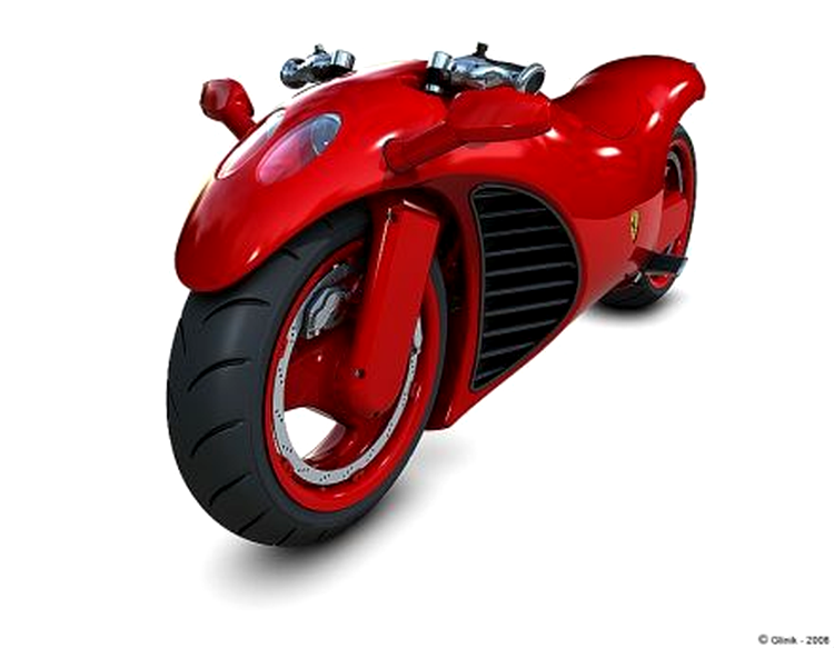 Un concept de motocicletă Ferrari