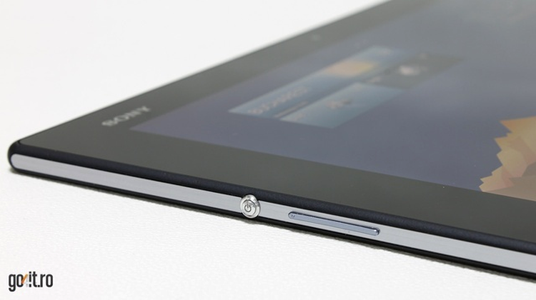 Sony Xperia Tablet Z2: butoane şi intarsii din aluminiu