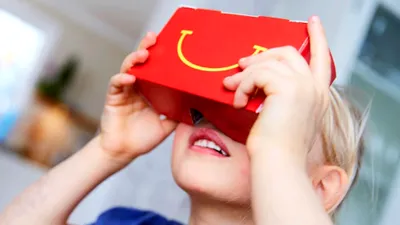 Realitatea virtuală trece şi prin stomac: McDonald's introduce meniul Happy Goggles