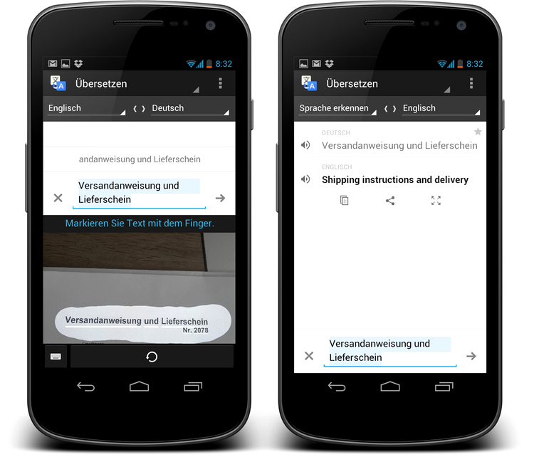Google Translate a învăţat să citească din pozele camerei foto