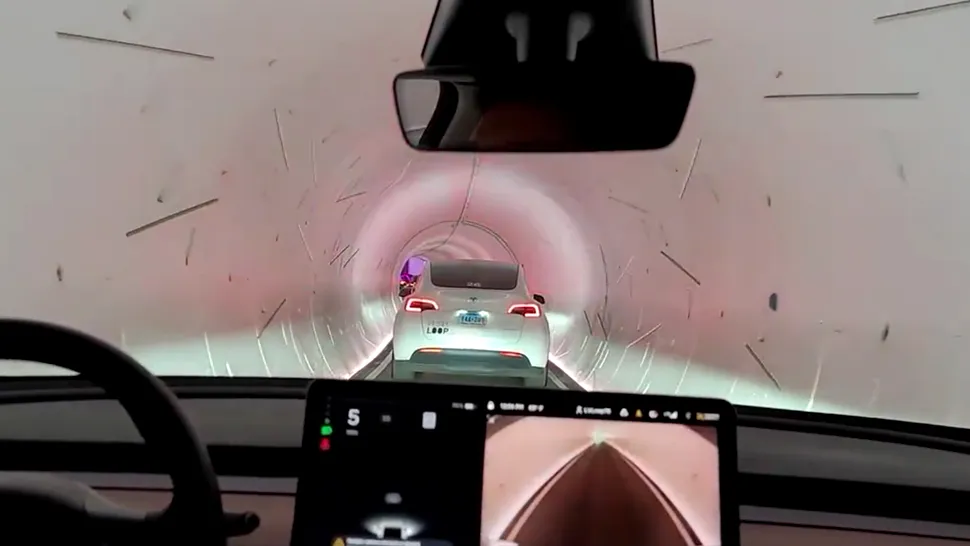 Descoperire neașteptată făcută de un pasager dintr-o Tesla în tunelurile construite de Elon Musk (VIDEO)