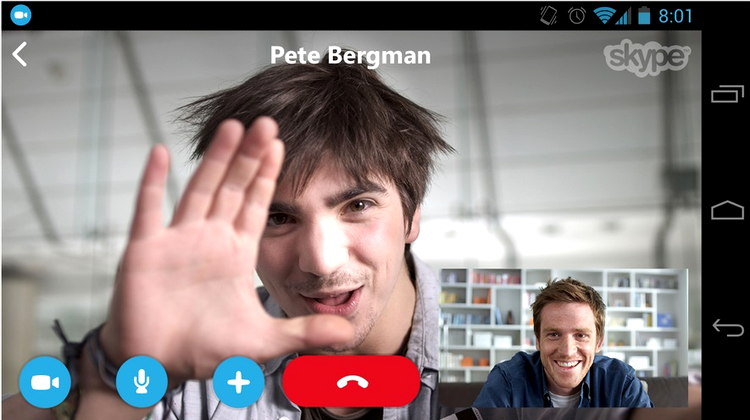 Aplicaţia Skype pentru dispozitive cu Android trece la versiunea 5.0