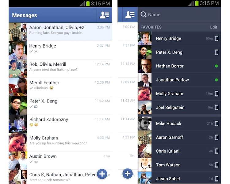  Facebook Messenger pentru Android