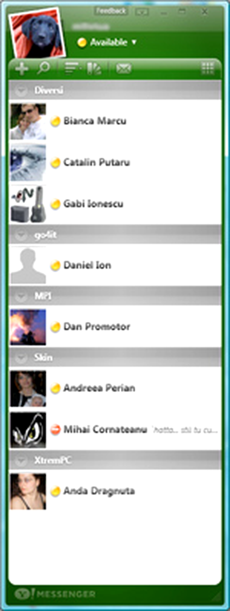 Yahoo Messenger Vista