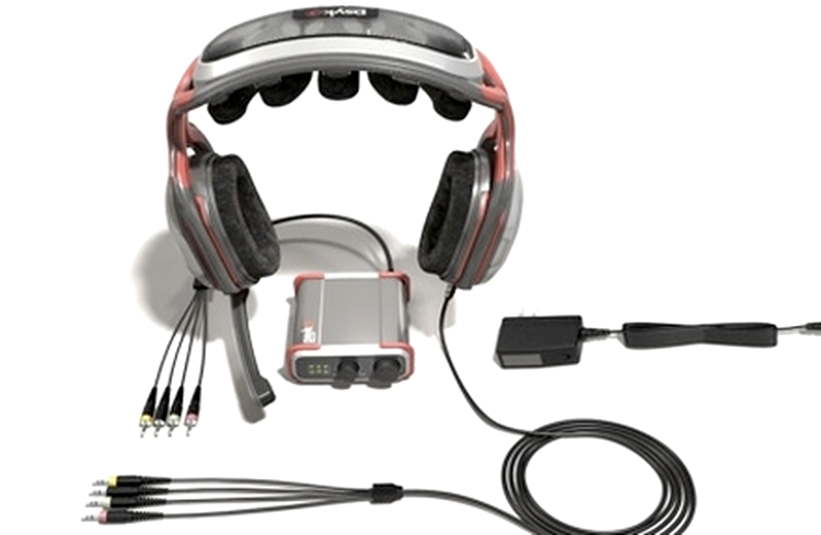 Căşti 5.1, cu accesoriile aferente