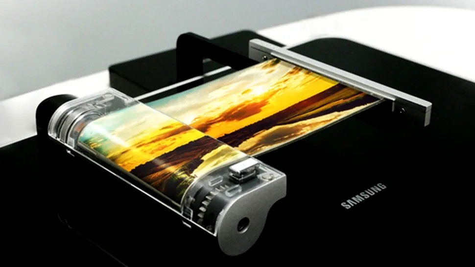 Samsung a prezentat display-ul care se rulează. Posibil să fie integrat în noul Galaxy X