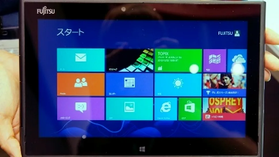 Fujitsu prezintă o tabletă suplă şi elegantă, cu sistem Windows 8