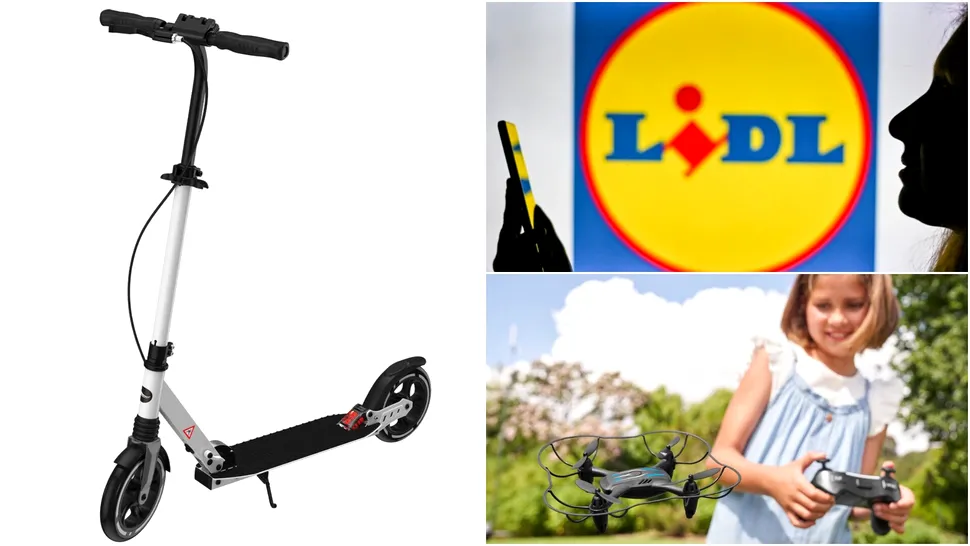 Lidl vinde trotinete și o dronă în această săptămână. Preț și caracteristici