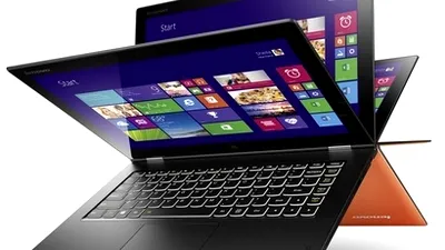 Yoga 2 Pro şi ThinkPad Yoga, laptopurile cu design flexibil Lenovo fac un pas înainte