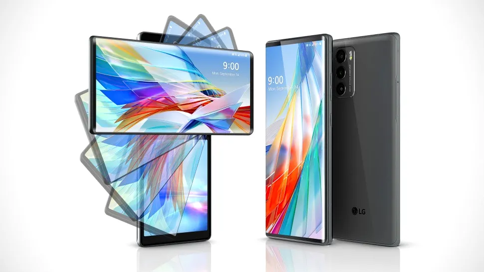 LG anunță Wing 5G: un telefon slider cu două ecrane și cameră „gimbal”
