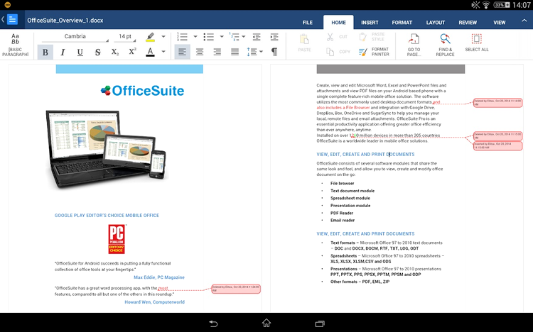 OfficeSuite 8 + PDF