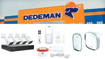 Camere de supraveghere și alarmă wireless la reducere, în oferta Dedeman