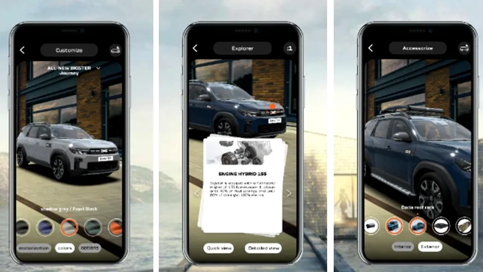 Dacia lansează o aplicație pentru a îți configura vehiculul dorit. Disponibilă pe iOS și Android
