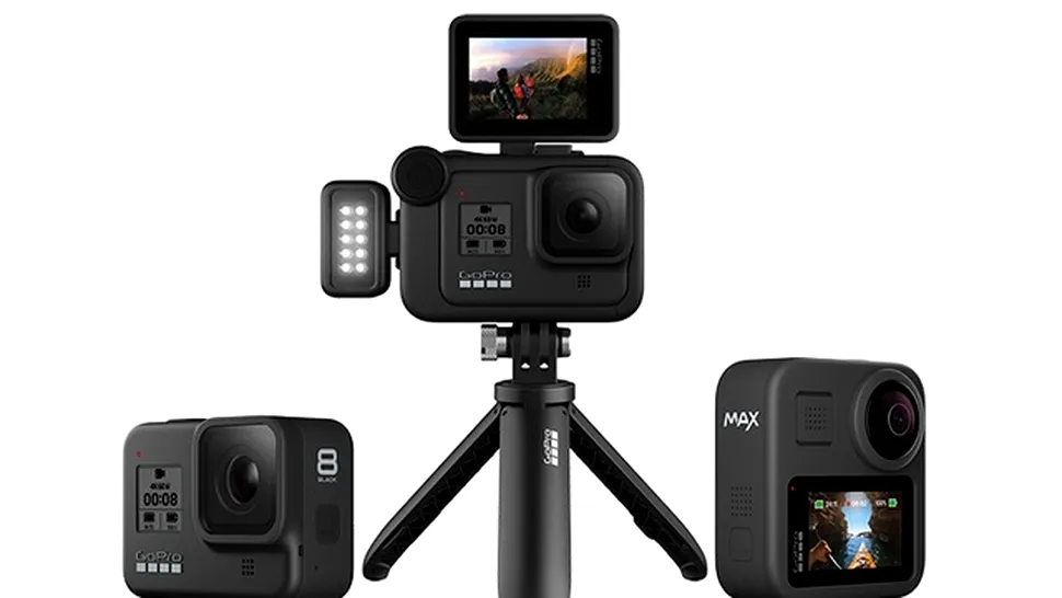 GoPro a lansat Hero 8 Black şi Max: o cameră de acţiune şi pentru vlogging şi o nouă cameră 360 