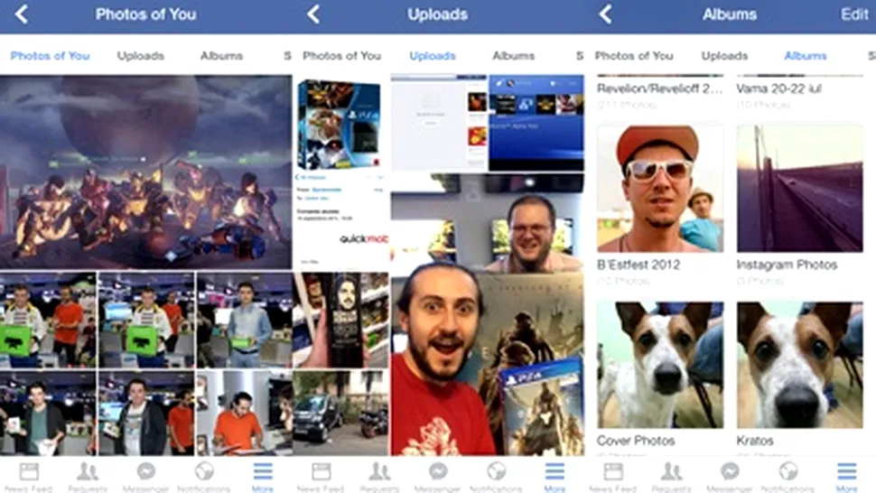 Facebook cosmetizează fluxul foto de pe mobile