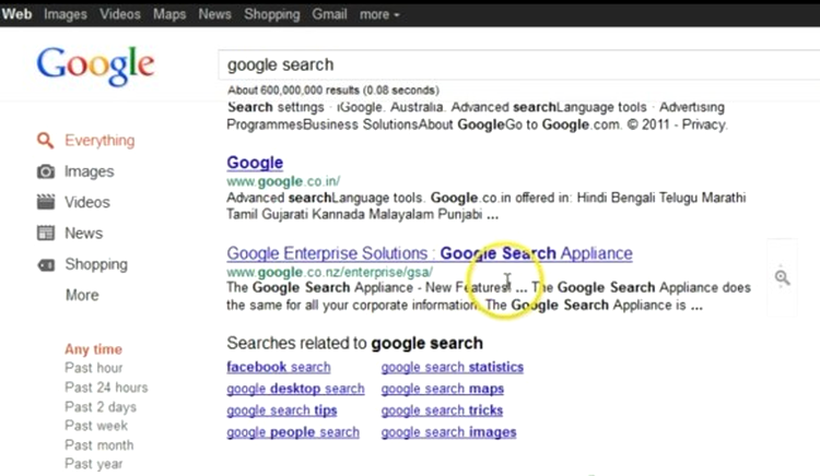 Google testează o nouă interfaţă pentru motorul său de căutare