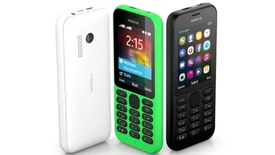 Microsoft a anunţat cel mai ieftin telefon cu internet: Nokia 215