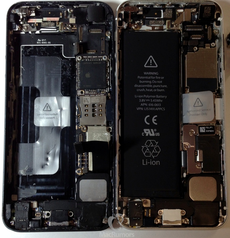 Cum arată la interior prototipul noului iPhone 5S