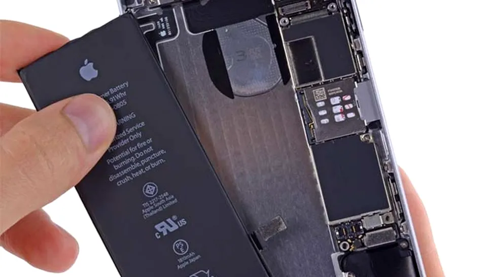 Apple înlocuieşte gratuit acumulatorul din anumite modele de iPhone 6S