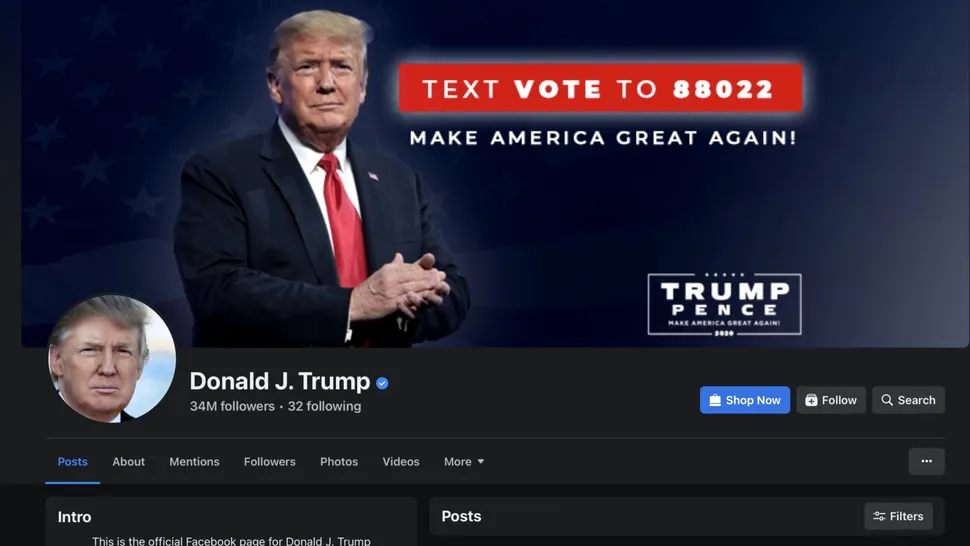 Conturile lui Donald Trump, oficial deblocate de Facebook și Instagram