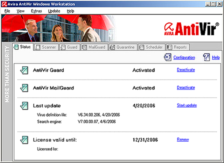 Avira AntiVir Personal Edition Classic