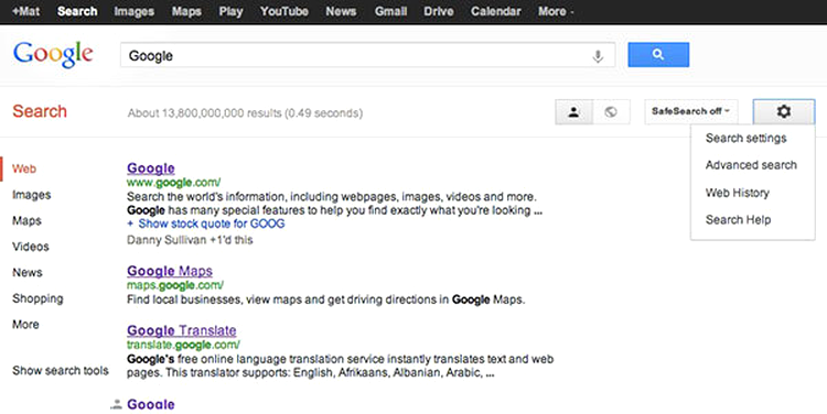 Google Search ataşează setările de căutare la profilul de utilizator