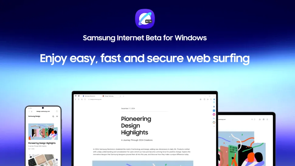 Browser-ul Samsung Internet, disponibil acum și pentru PC-urile cu Windows